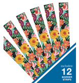 Grow Together Floral Garden Straight Bulletin Board Borders