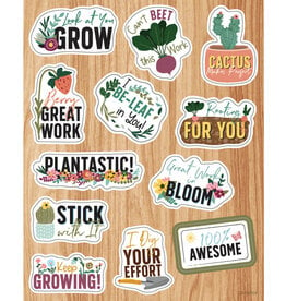 Grow Together Motivational Shape Stickers