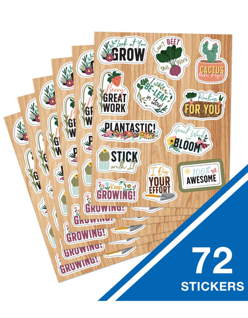Grow Together Motivational Shape Stickers