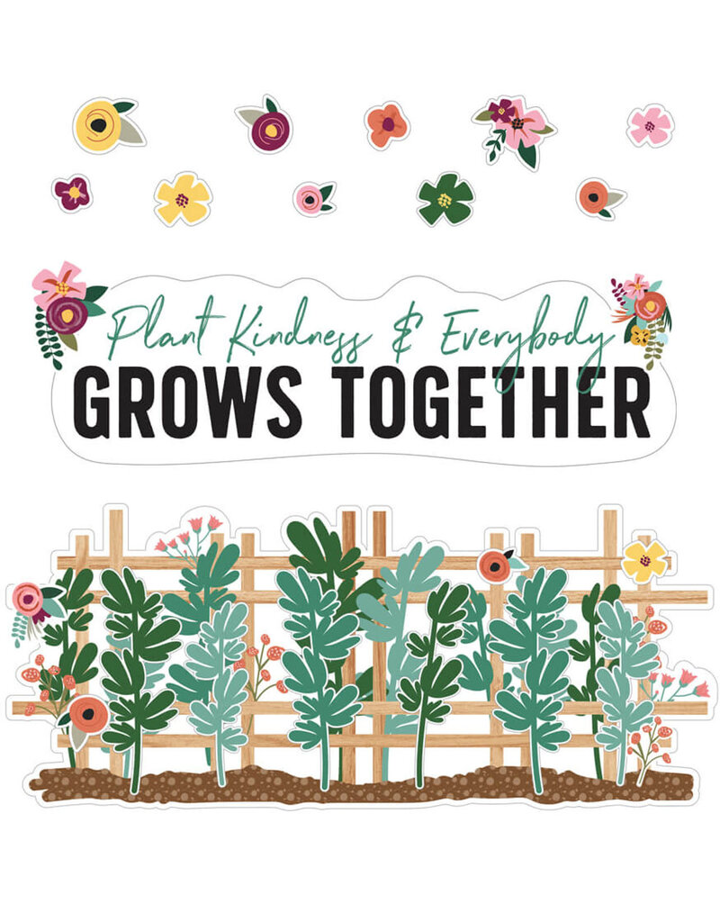 Grow Together Plant Kindness & Everybody Grows Together Bulletin Board Set