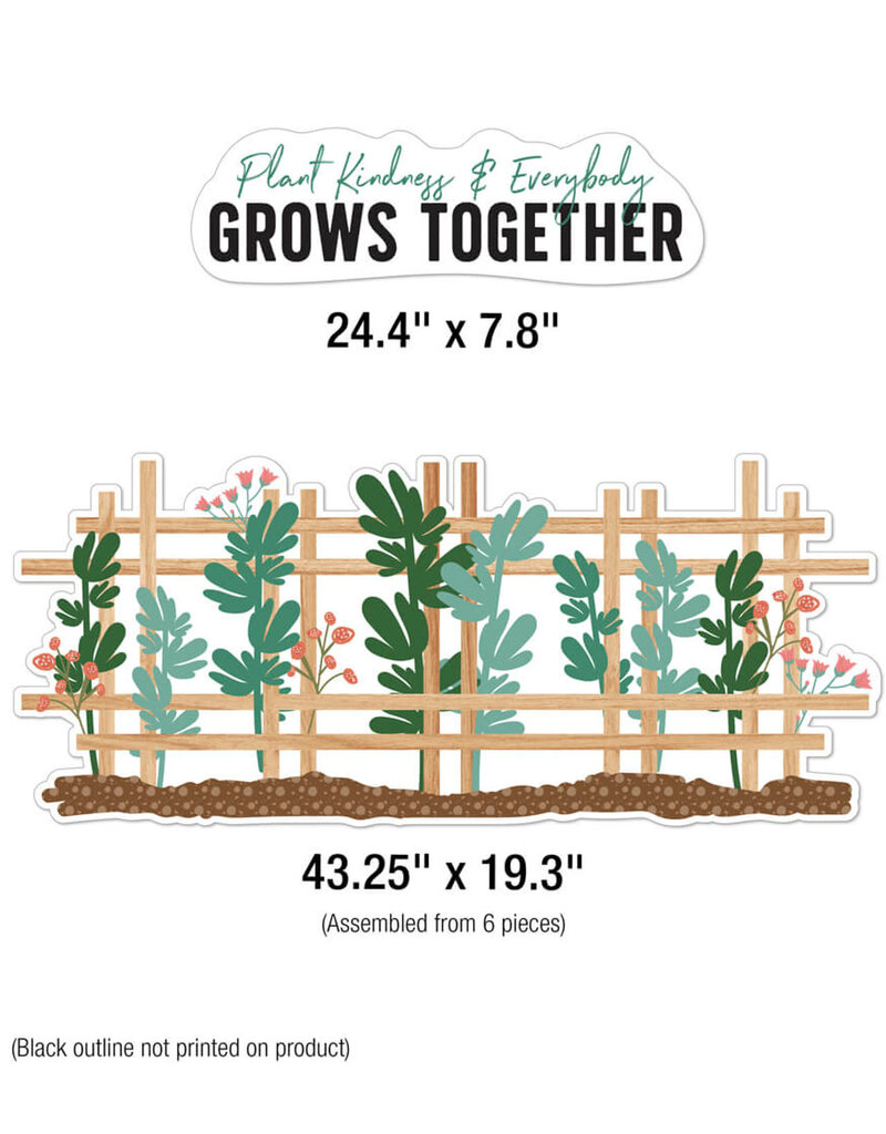 Grow Together Plant Kindness & Everybody Grows Together Bulletin Board Set