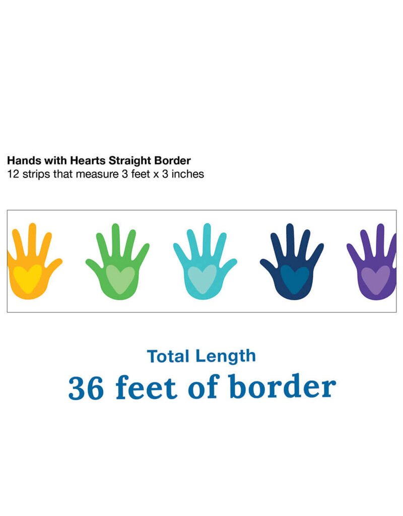 *Hands with Hearts Straight Bulletin Board Borders