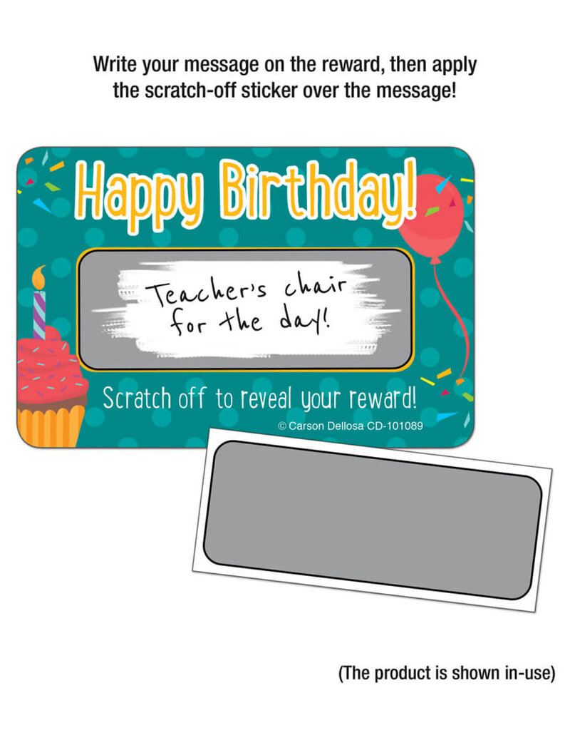 Happy Birthday! Scratch Off Awards & Certificates