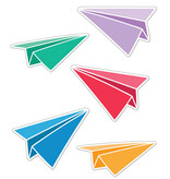 Happy Place Paper Airplanes Cutouts