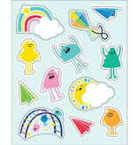 Happy Place Shape Stickers