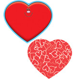 Hearts Red Mini Cutouts