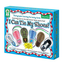 I Can Tie My Shoes Lacing Cards Grade PK-1