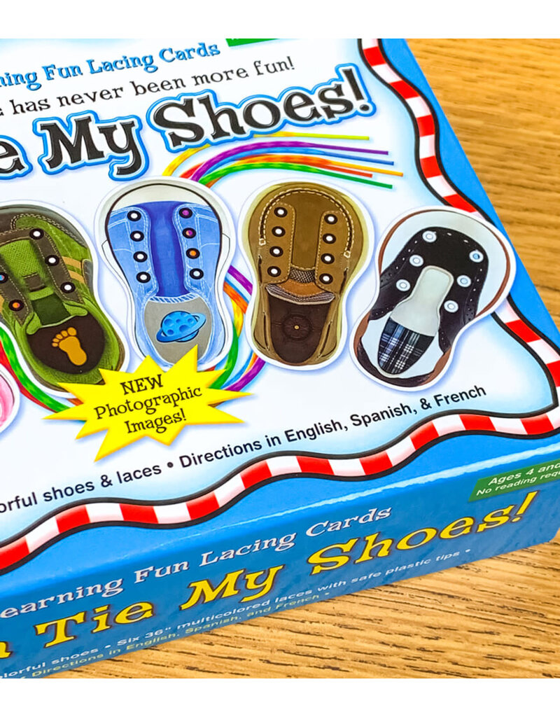 I Can Tie My Shoes Lacing Cards Grade PK-1