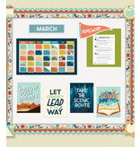 Let's Explore Calendar Bulletin Board Set