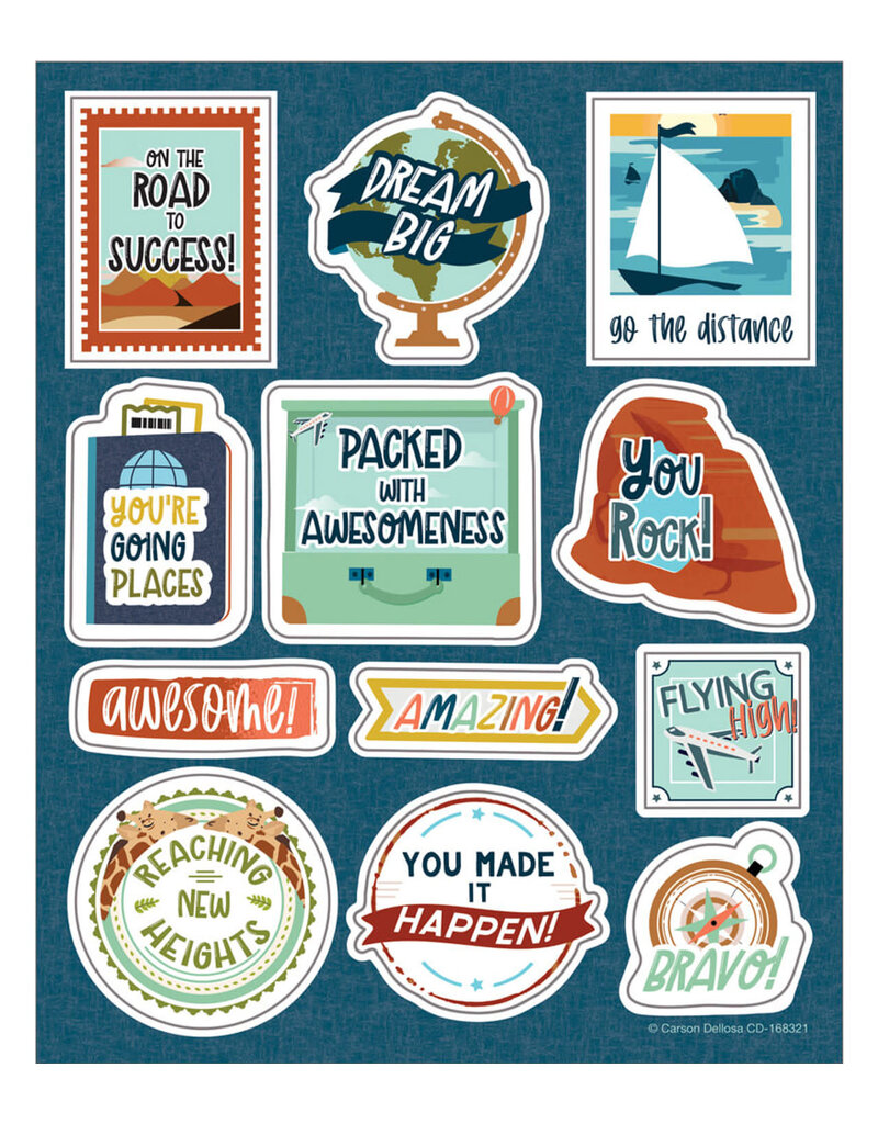 Carson Dellosa Education Happy Place Motivators Motivational Stickers