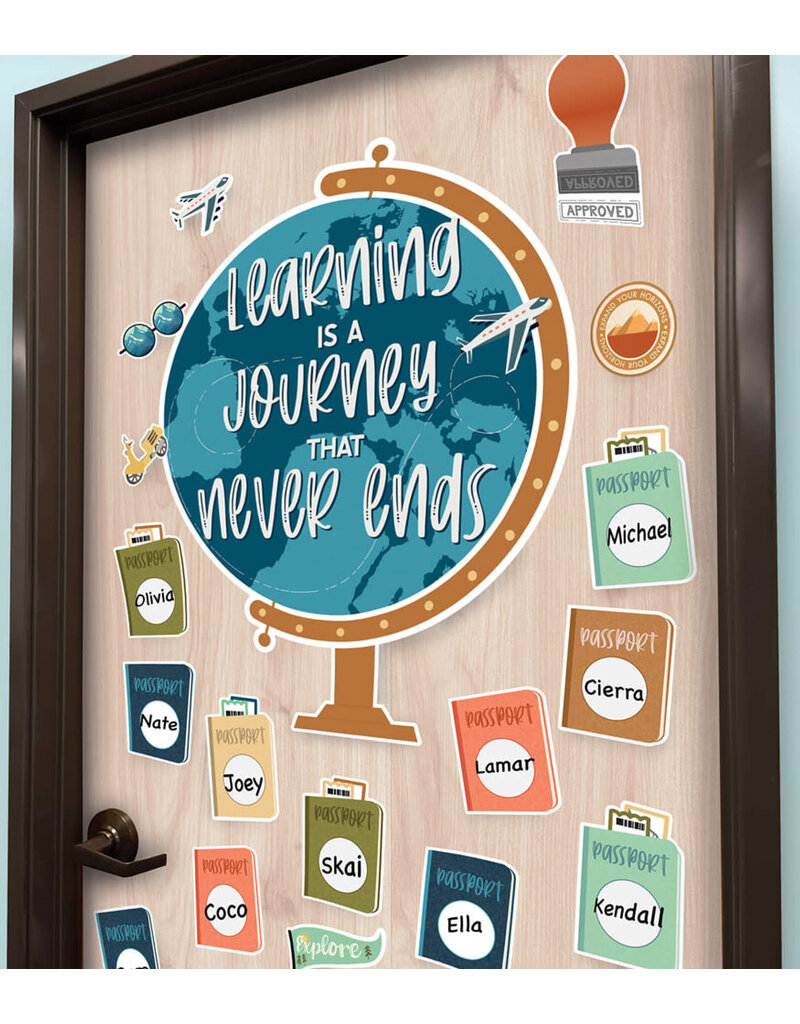 Let's Explore: Learning Is a Journey Bulletin Board Set
