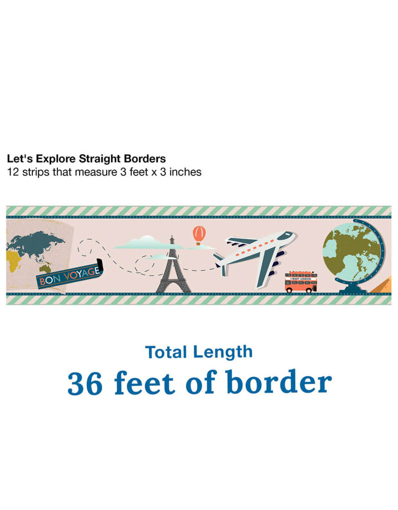 Let's Explore: Let's Explore Straight Bulletin Board Borders