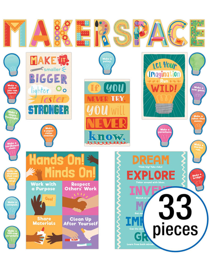 Makerspace Bulletin Board Set