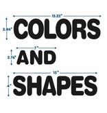 Crayola Colors & Shapes Bulletin Board Set