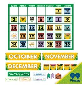 Crayola Calendar Bulletin Board Set