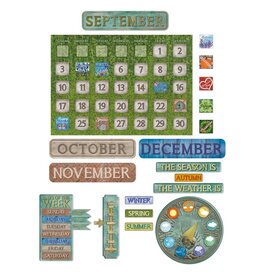 *Curiosity Garden Calendar Bulletin Board Set