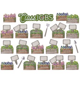 Curiosity Garden Class Jobs Mini Bulletin Board Set