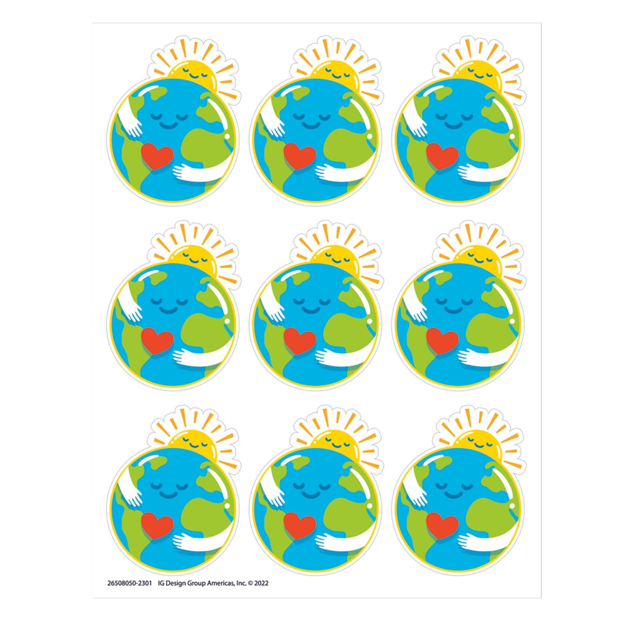 Earth Stickers Giant - Tools 4 Teaching