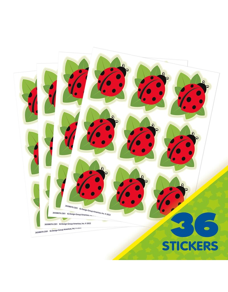 Ladybugs Stickers Giant