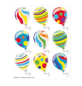 Celebration Balloons Stickers Giant