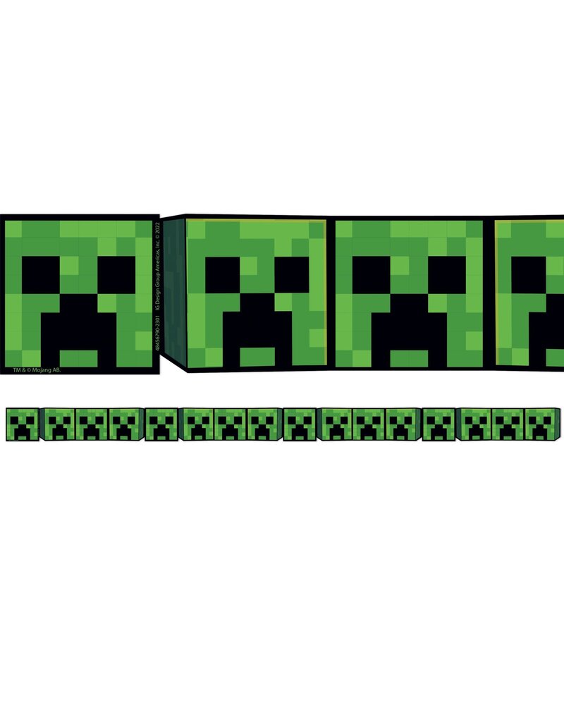 Minecraft Creeper Lineup Deco Trim Tools 4 Teaching