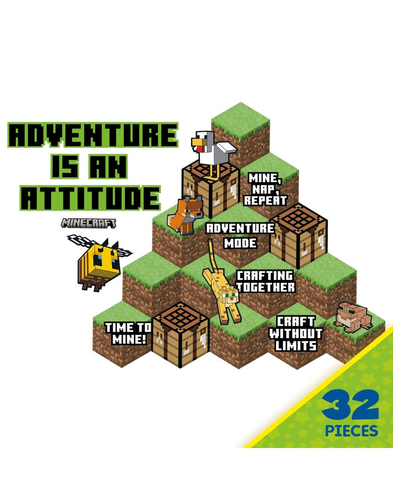 Minecraft Adventure Is An Attitude Mini Bulletin Board Set