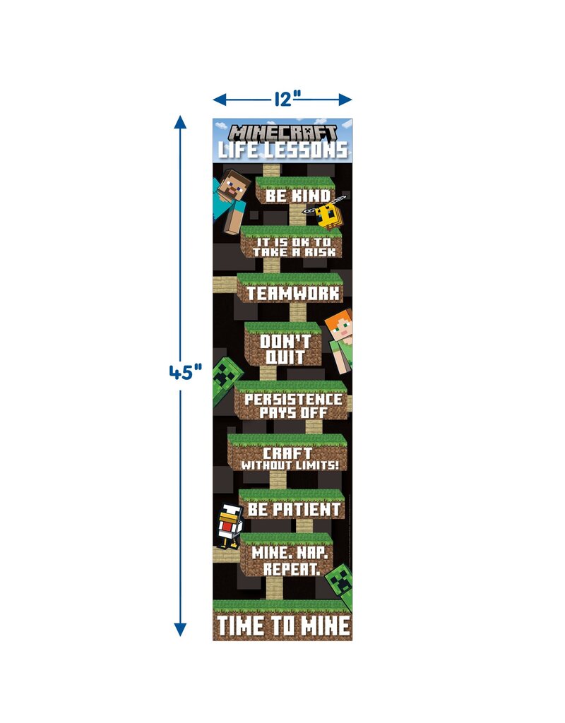 Minecraft Life Lessons Banner