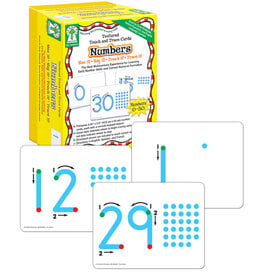 Numbers Textured Touch and Trace: Numbers Manipulative Grade PK-3