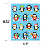 Penguins Shape Stickers