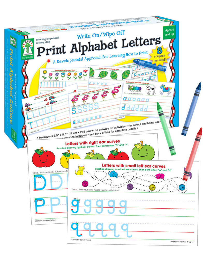 Print Alphabet Letters Manipulative Grade PK-1