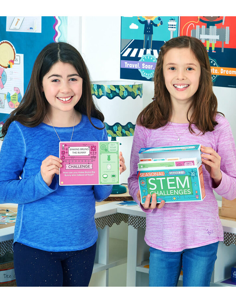 Seasonal STEM Challenges Learning Cards Grade 2-5