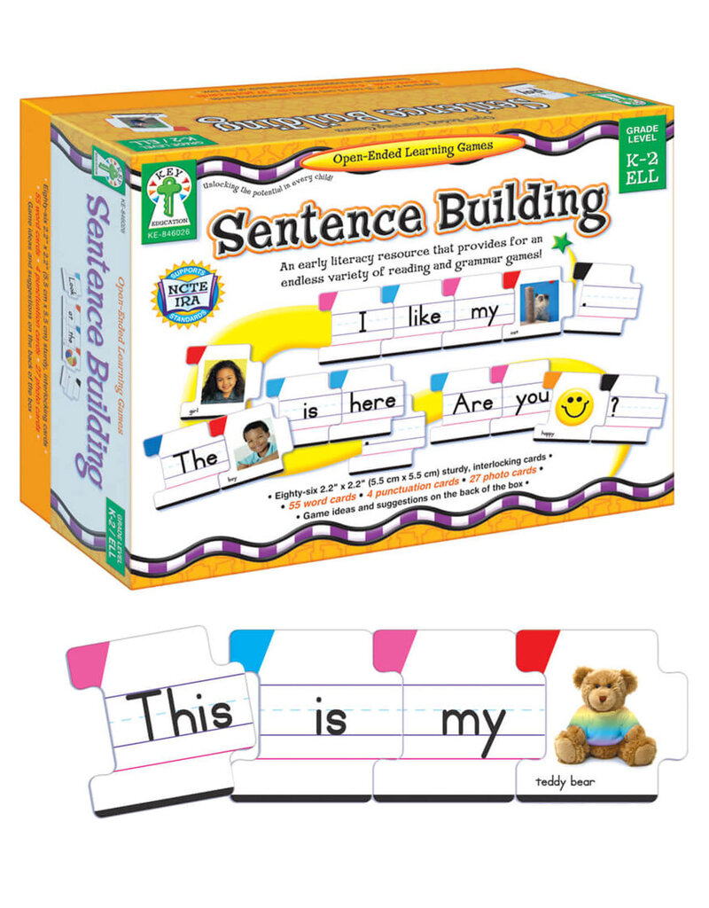 Sentence Building Board Game Grade K-2