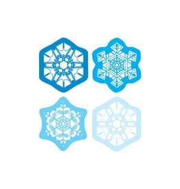 Snowflake Shape Stickers