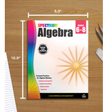 Spectrum Algebra Workbook Grade 6-8 Paperback