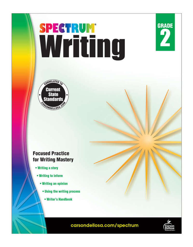 Spectrum Writing Workbook  Paperback