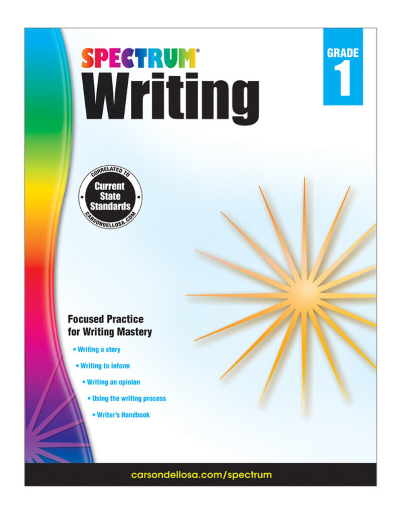 Spectrum Writing Workbook  Paperback