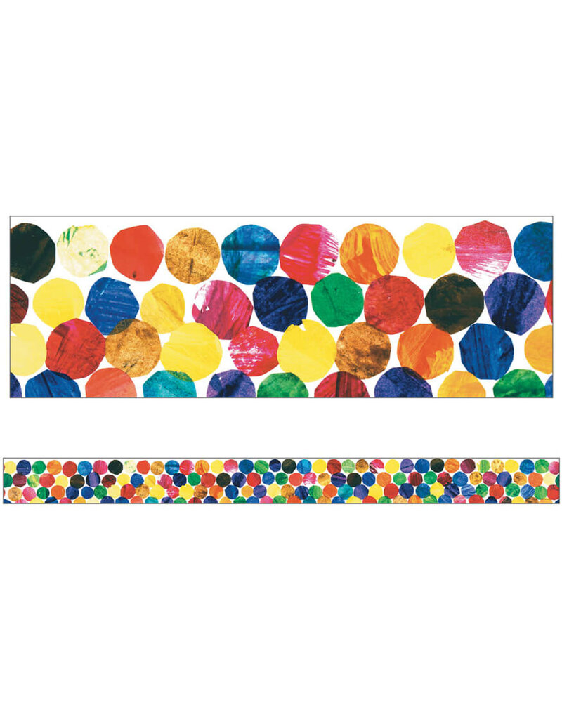 The Very Hungry Caterpillar™ Dots Straight Bulletin Board Borders