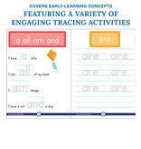 Trace with Me: Sight Words Activity Book Grade PK-2 Paperback