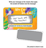 Who Can? Tou-Can! Scratch Off Awards & Certificates