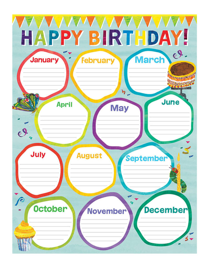 World of Eric Carle™ Birthday Chart