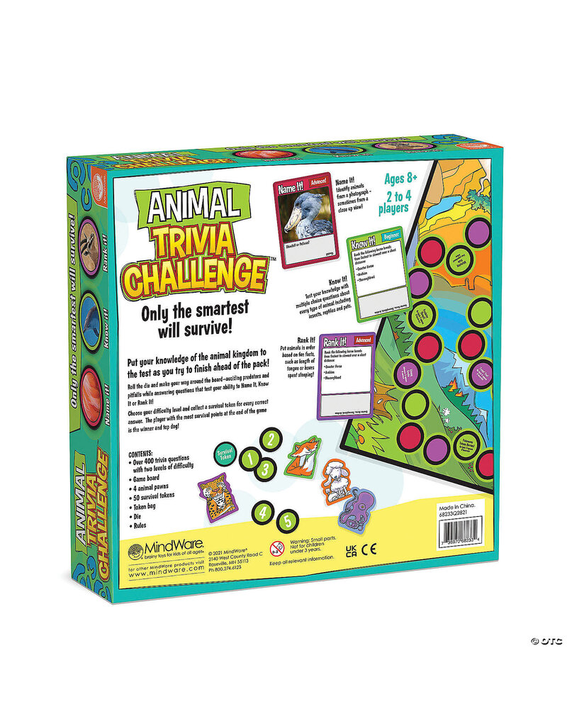 Animal Trivia Challenge Game