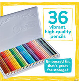 Color By Number: Set of 36 Colored Pencils in a Tin