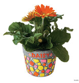 *Paint Your Own Stone: ‭Mosaic Flower Pot