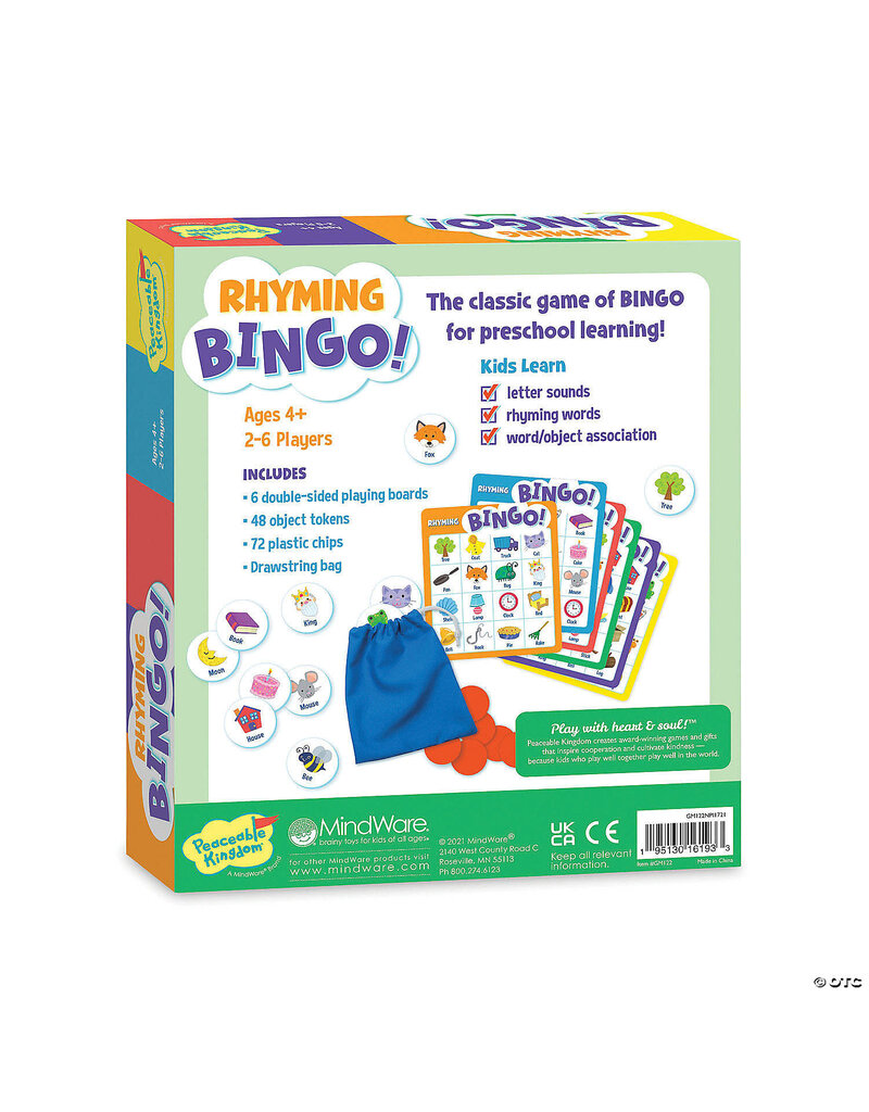 Rhyming Bingo! Game