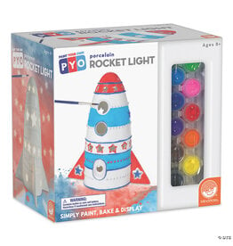 Paint Your Own Porcelain: Rocket Light