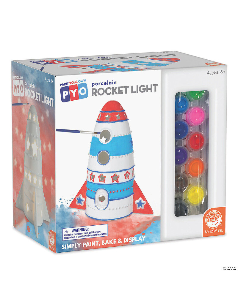 Paint Your Own Porcelain: Rocket Light