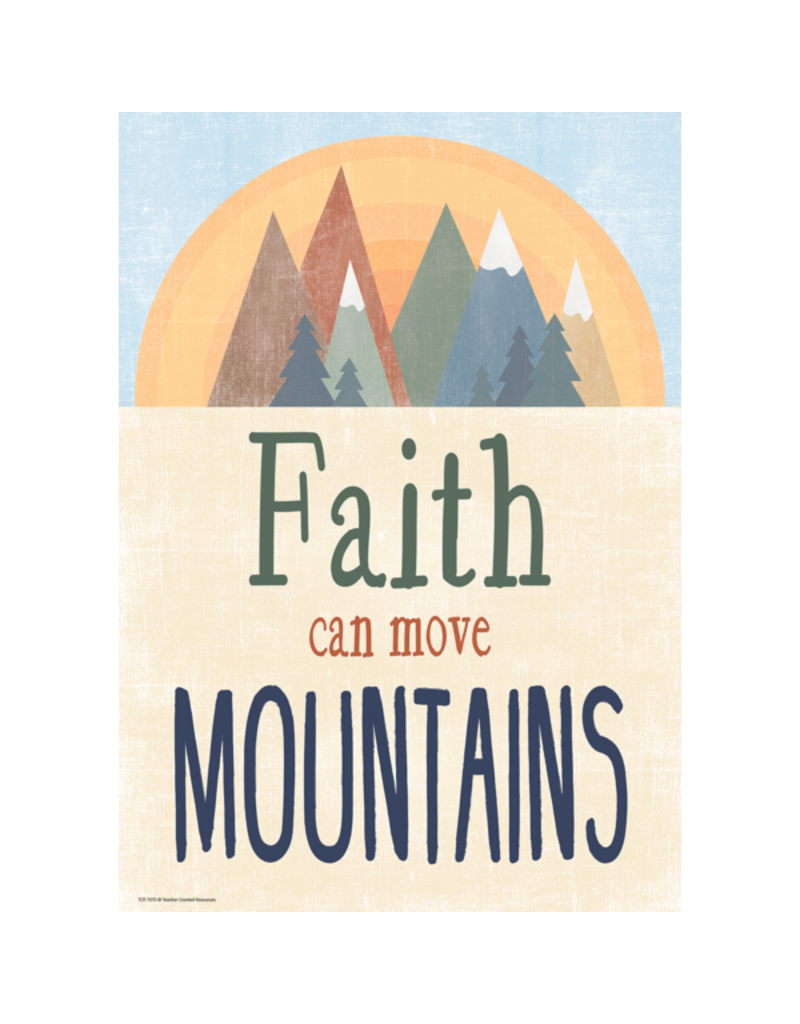 Faith Can Move Mountains Positive Poster Tools 4 Teaching