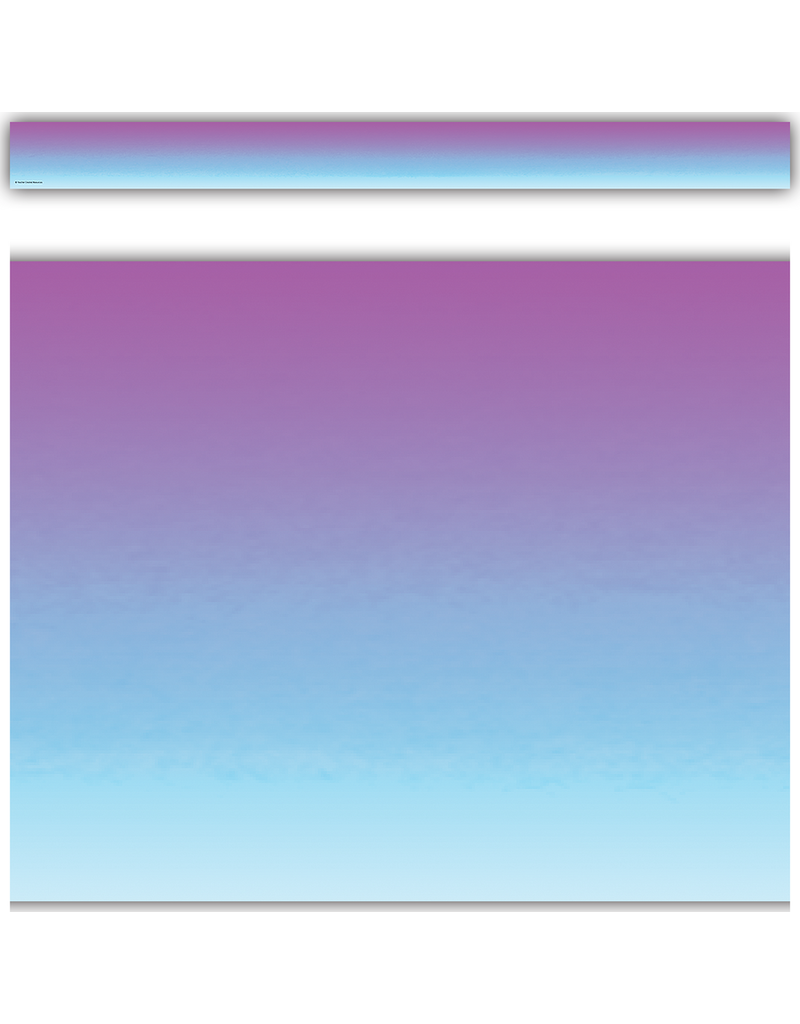 Brights 4Ever Purple and Blue Color Wash Straight Border Trim