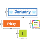 Colorful Calendar Pocket Chart Cards