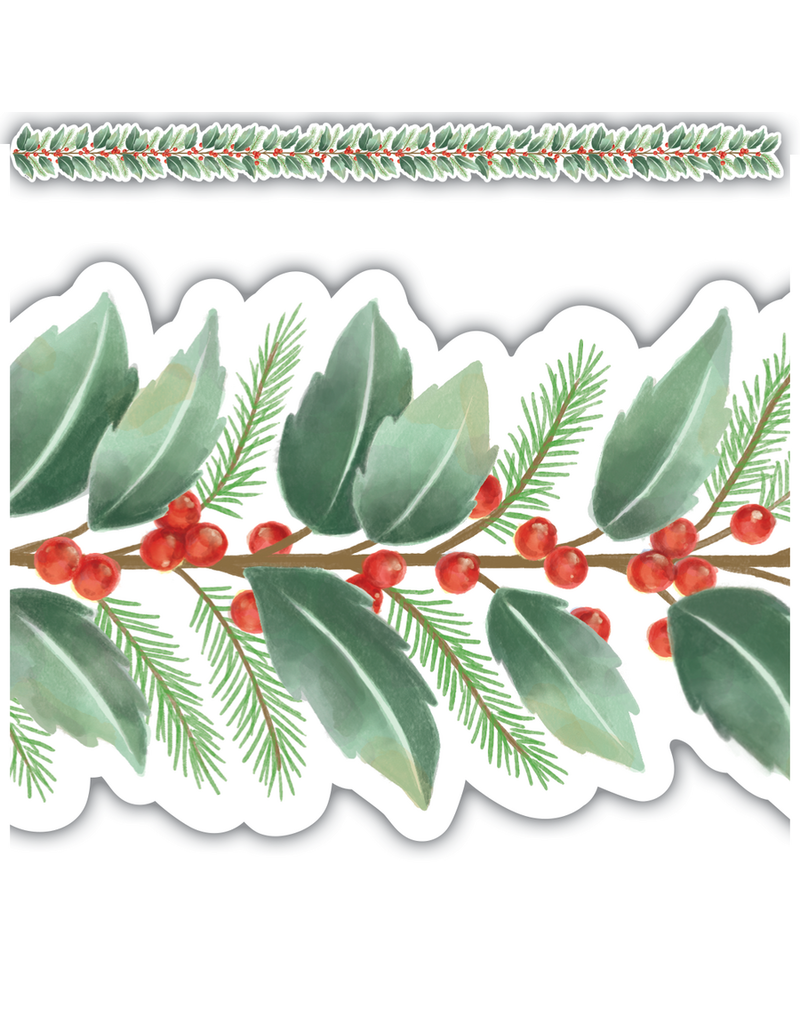 Holly Die-Cut Border Trim